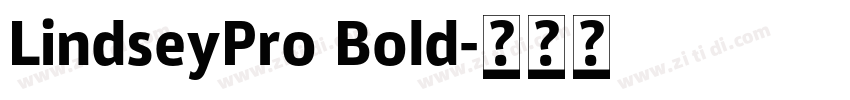 LindseyPro Bold字体转换